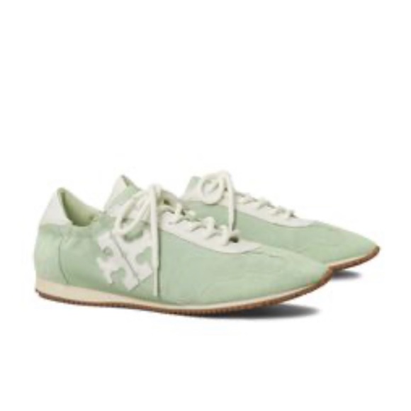 Tory Burch - Tory Sneakers Mint Chip Suede/Calf Leather NWT - Picture 2 of 10
